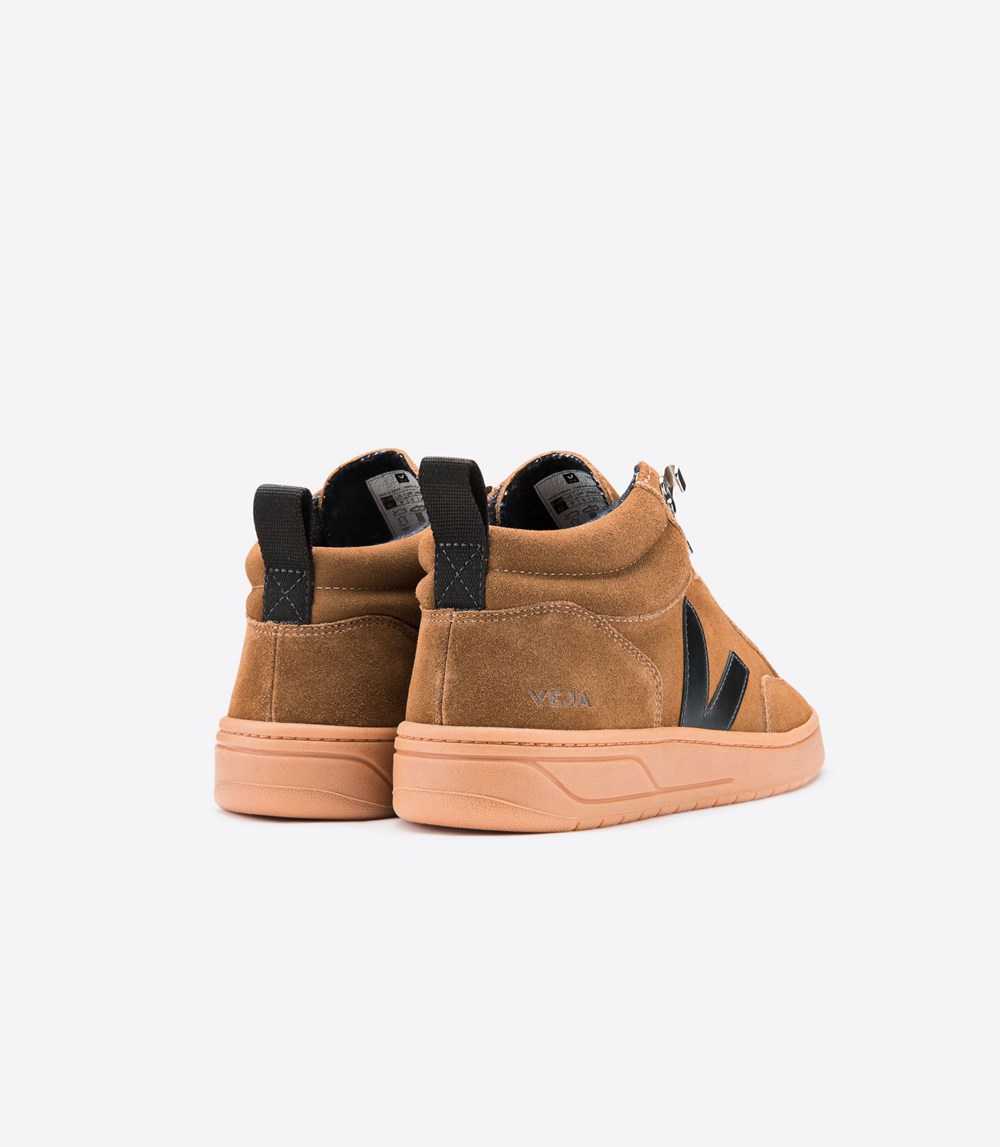 Veja Sneakers Mens - Roraima Bastille Suede - Brown/Black - 6217OEWNS